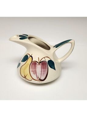 Purinton Pottery 3 QT Dutch Jug Pitcher Apple Pear Ice Lip Slipware